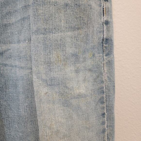 Levis Signature Destroyed Denim Jeans Authentic Wear 38X30 #126 - Picture 10 of 12